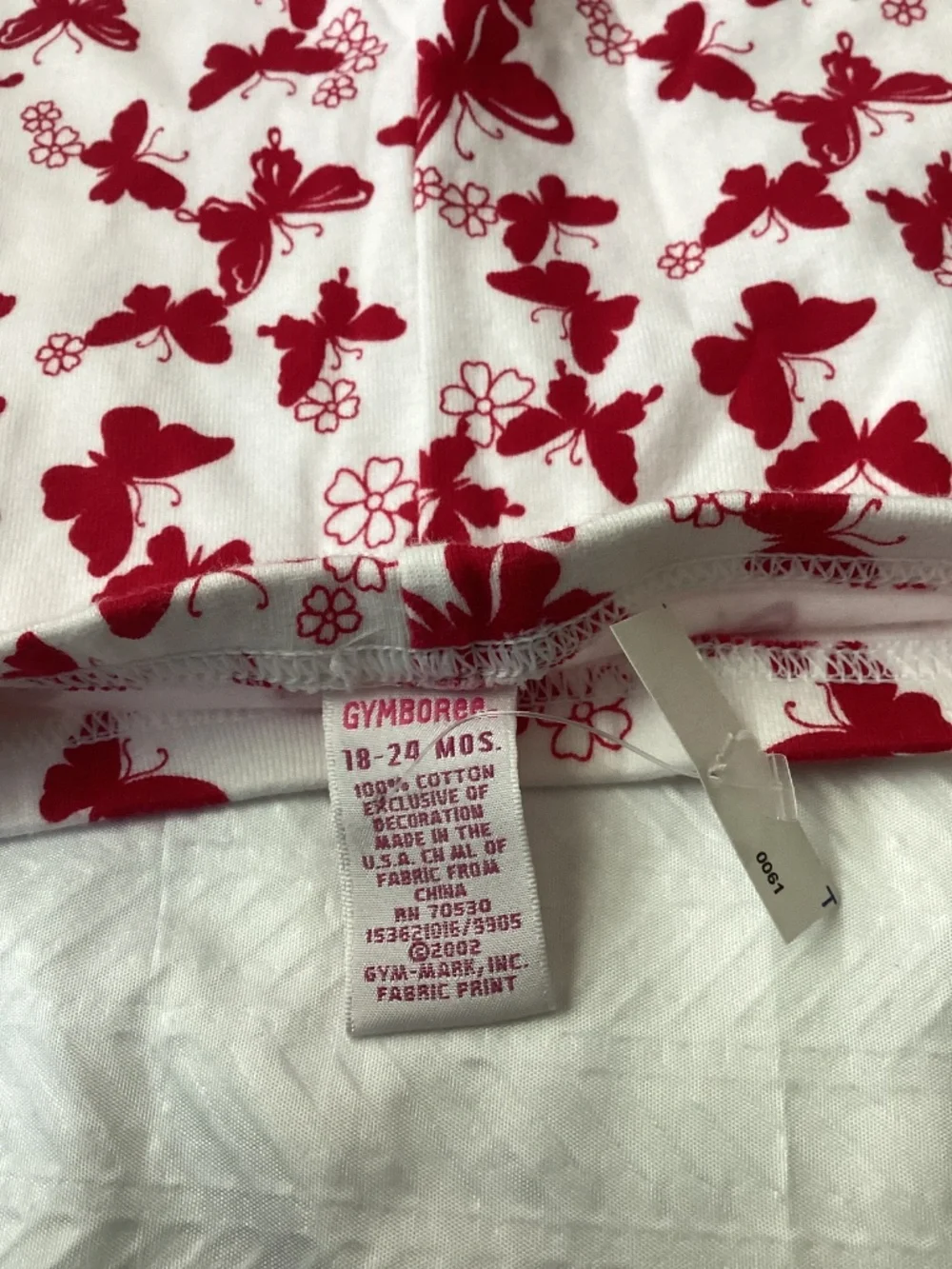 NEW Gymboree La Playa Butterfly & Flowers Shorts 18-24 Months Vintage